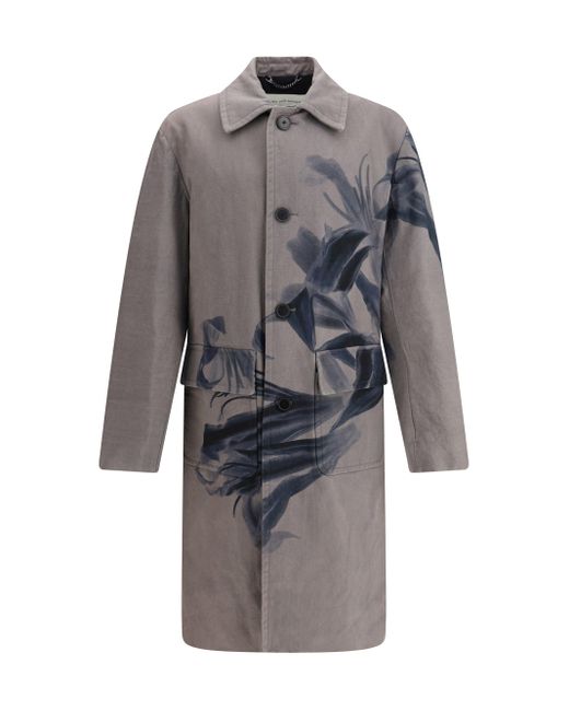 Dries Van Noten Gray 00080-Randale 2368 M.W.Coat for men