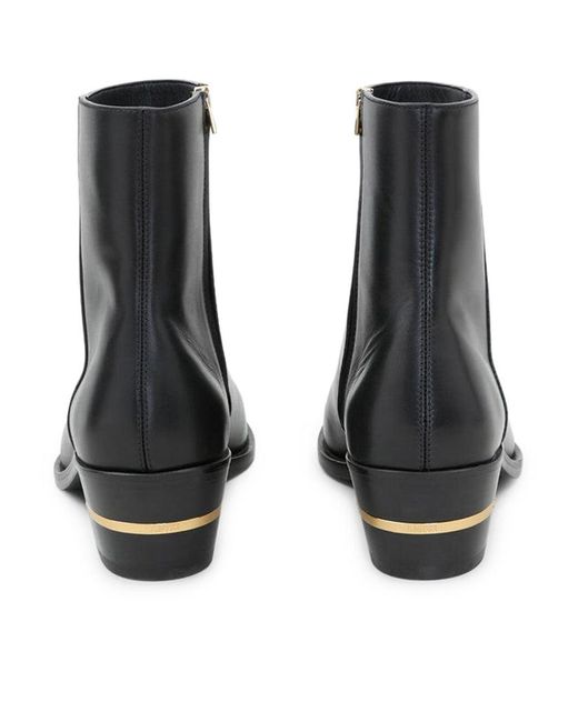 Amiri Black Ryder Leather Boot for men