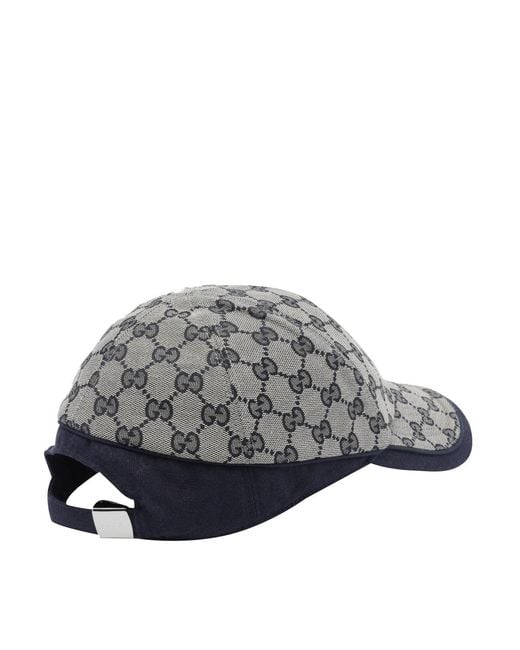 Gucci Gray Gg Baseball Cap for men