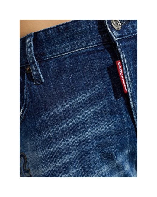 DSquared² Blue Trousers for men