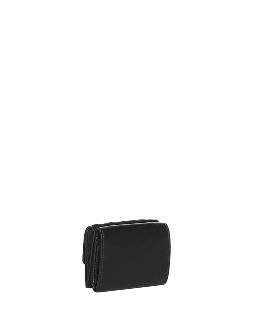 Fendi White Micro Trifold Wallet