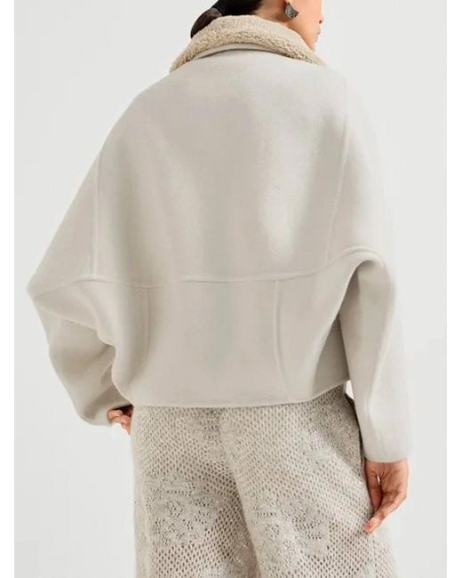 Brunello Cucinelli White Jacket