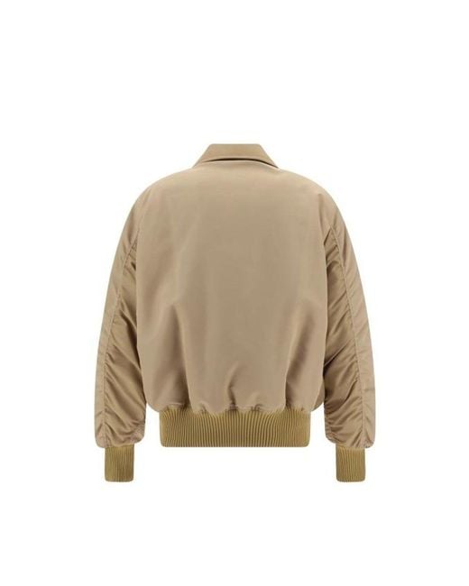 Palm Angels Natural Padded Bomber Jacket for men