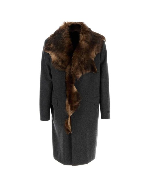 Prada Black Coats for men