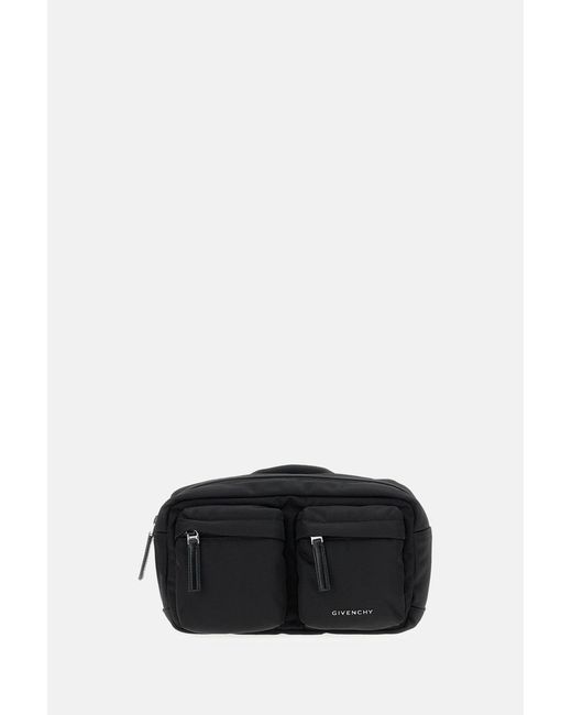 Givenchy Black Nylon Bumbag for men