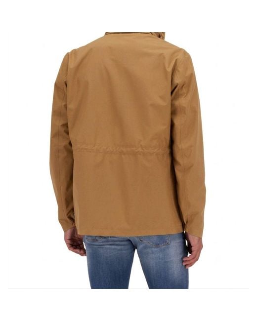Herno Brown Laminar Field Jacket for men