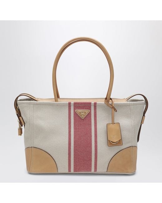 Prada White Large Shopping Bag
