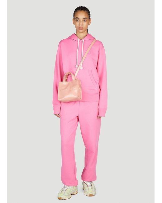 Acne Pink Face Patch Tracksuit Sweatpants