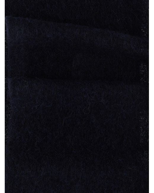 Marni Black Scarf With Logo Patch for men