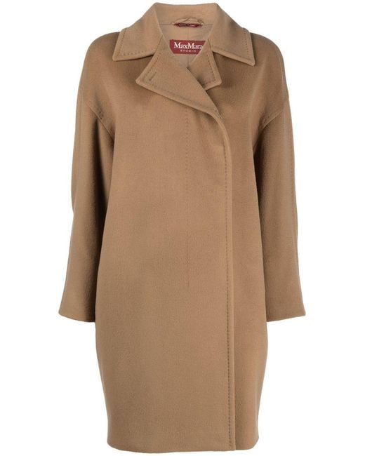 Max Mara Natural Wool Coat