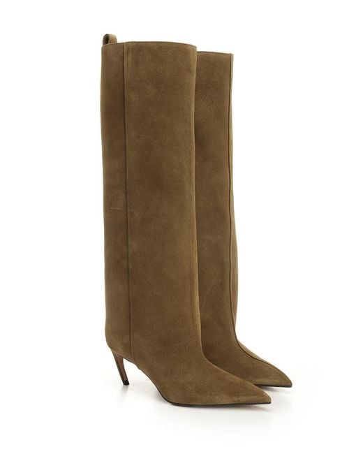 The Attico Green "Lea" Boot