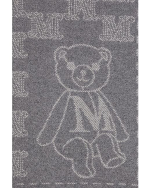 Max Mara Gray Charme Scarf