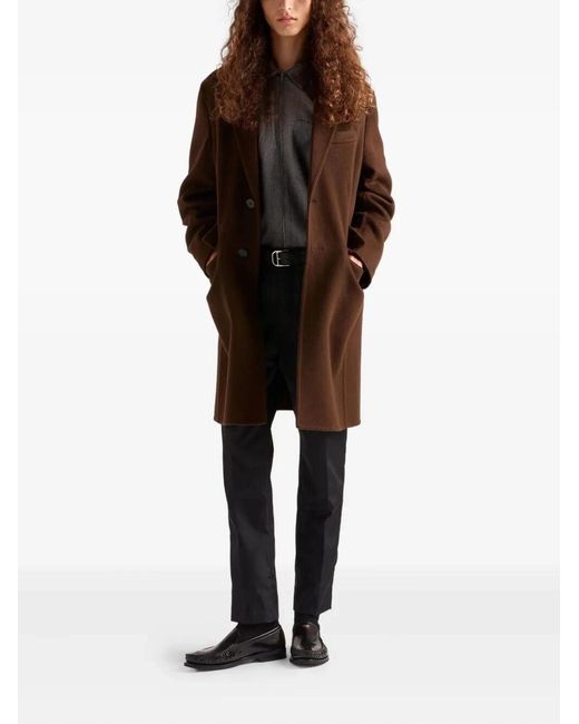 Prada Gray Wool Shirt Jacket for men