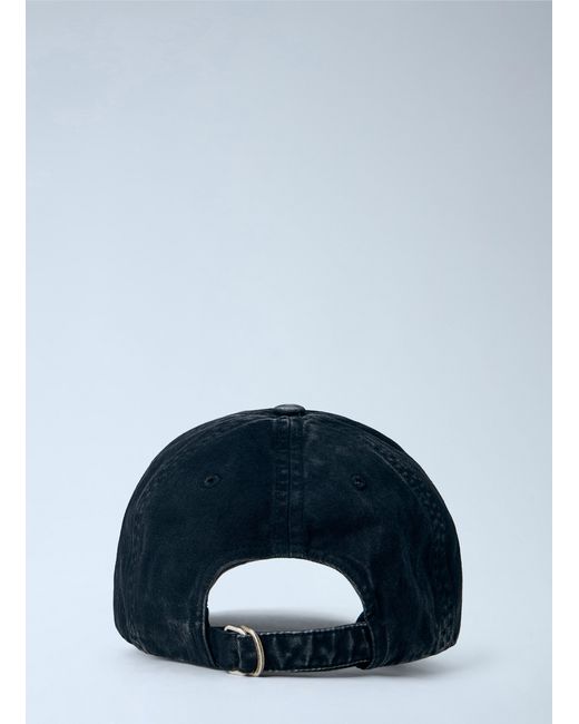Acne Blue Embroidered Logo Cap for men