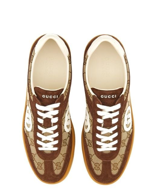 Gucci Brown Gg Crossover Sneaker for men