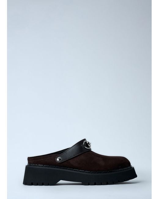Gucci Brown Horsebit Mules