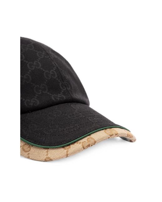Gucci Black Hats for men