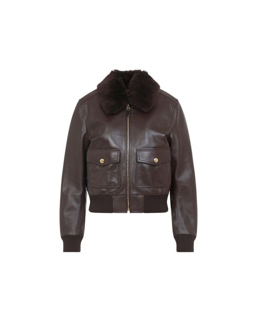 Céline Black Aviator Bomber Jacket
