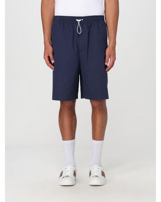 Gucci Blue Drawstring Casual Shorts for men