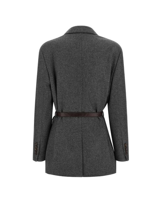 Brunello Cucinelli Black Jackets