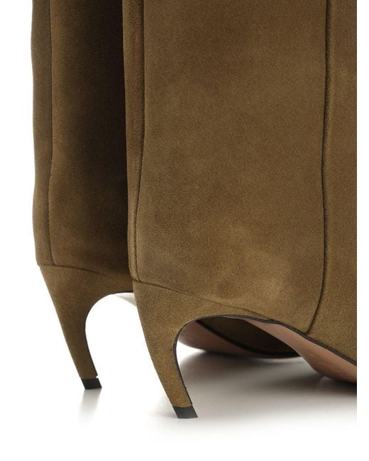 The Attico Green "Lea" Boot