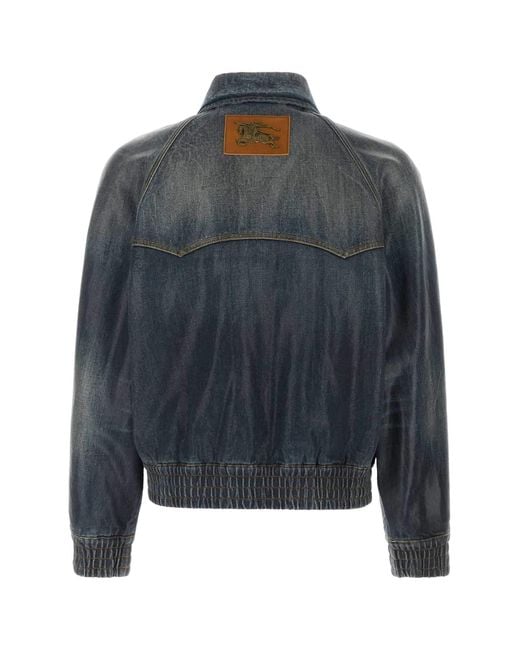 Burberry Black Denim Jacket for men