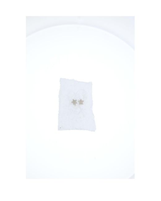 Dior White Dior Nuit Etoilee Stud Earrings