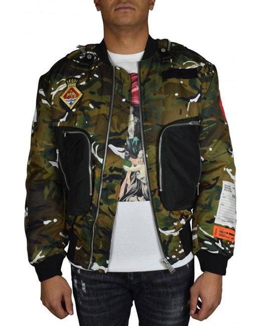 Heron Preston Black Bomber Jacket