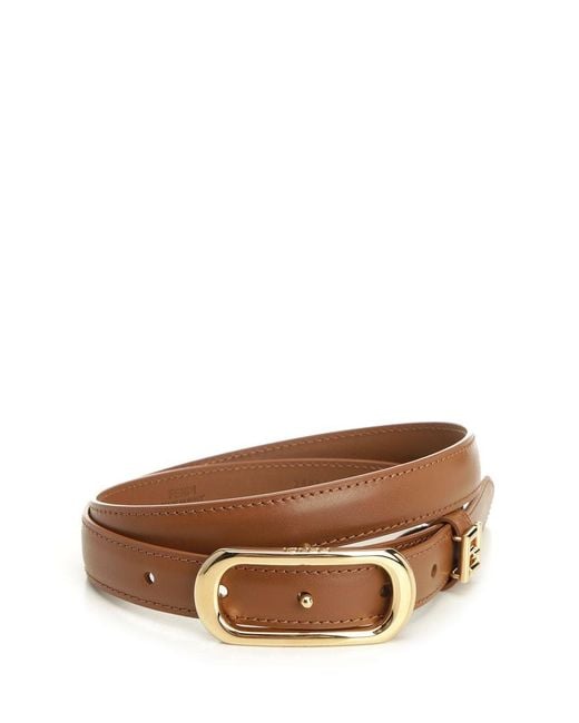 Fendi Brown Ff Belt