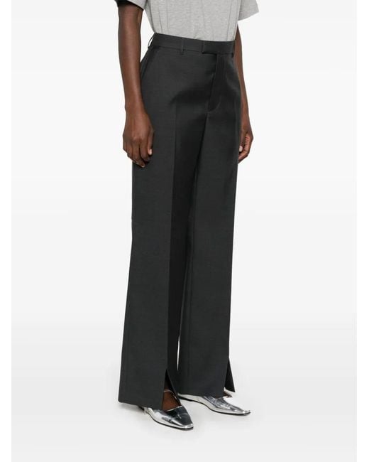 Gucci Gray Wool Trousers
