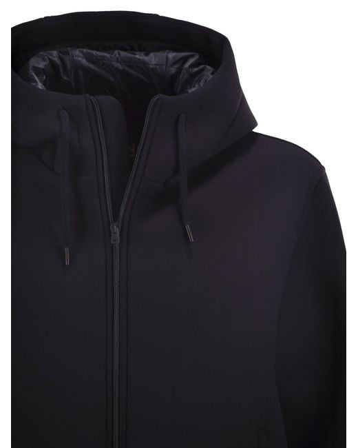 Herno Blue Long 3-Layer Scuba Parka for men