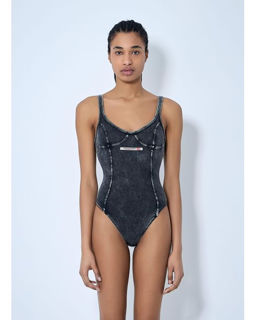 DIESEL Blue Cami-Dnm Bodysuit
