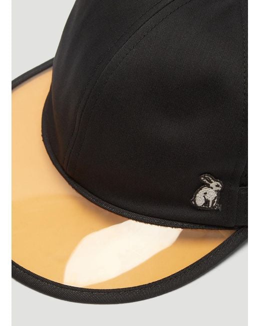 Gucci Black Bunny Baseball Cap for men