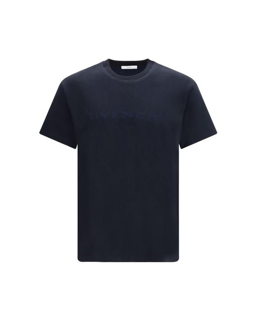 Givenchy Blue Logo T-Shirt for men