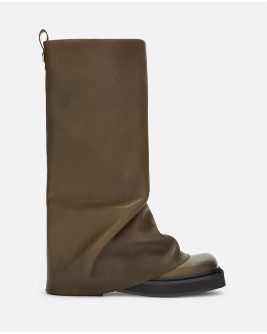 The Attico Brown Robin Combat Boot