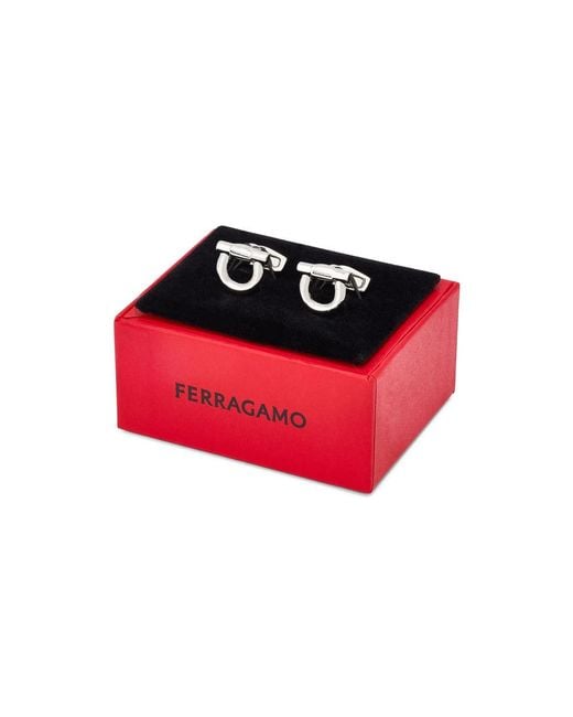 Ferragamo Metallic Cufflinks for men