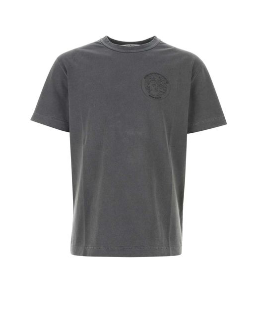 Alexander Wang Gray Anthracite Cotton T-Shirt for men