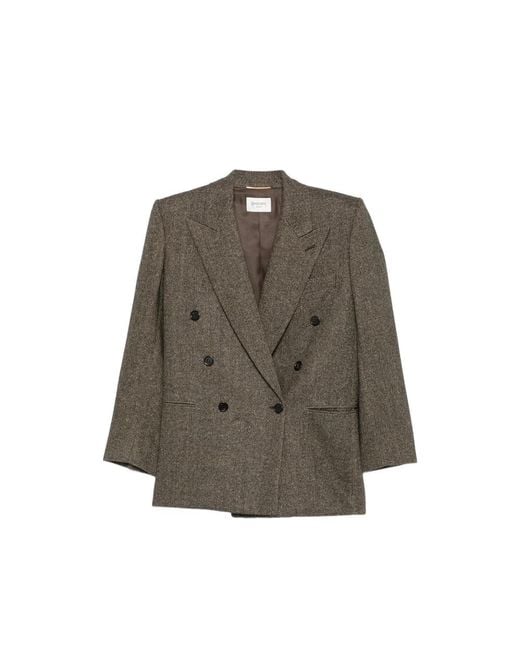 Saint Laurent Brown Jackets