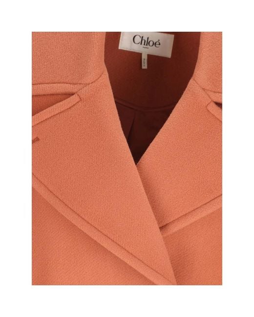 Chloé Orange Chloé Jackets