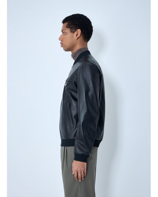 Prada Blue Reversible Bomber Jacket for men