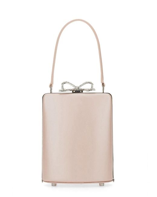 Self-Portrait Natural Bag With Bow