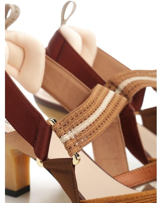 Fendi Brown "Colibr㬠Slingback