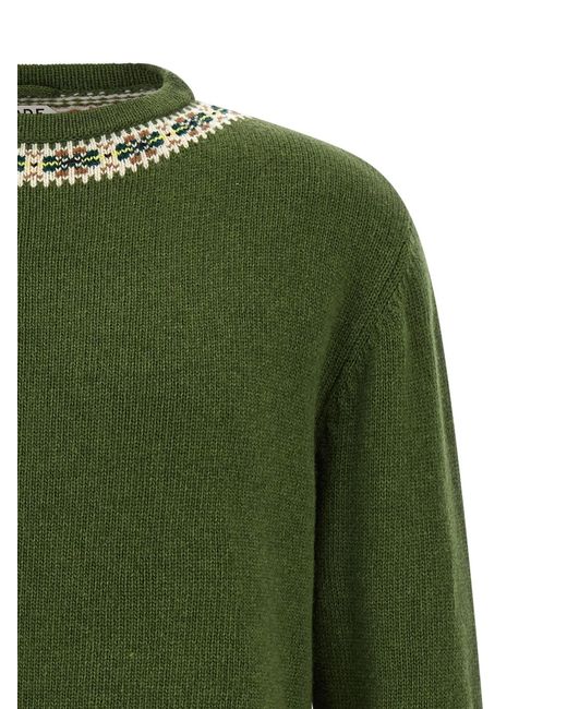 Bode Green 'Moritz' Sweater for men