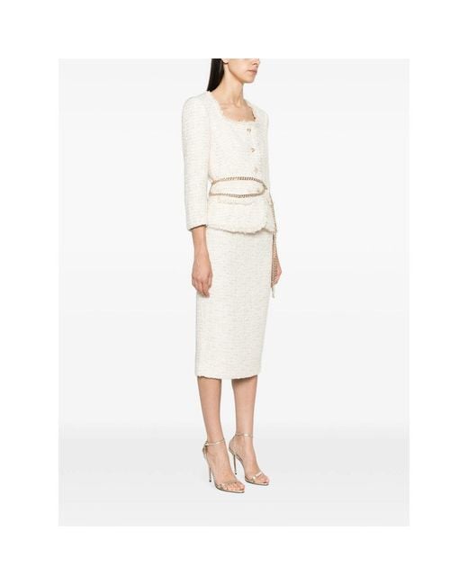 Self-Portrait White Neutrals Dresses