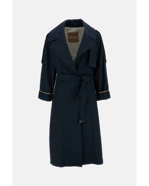 Max Mara Blue Trench