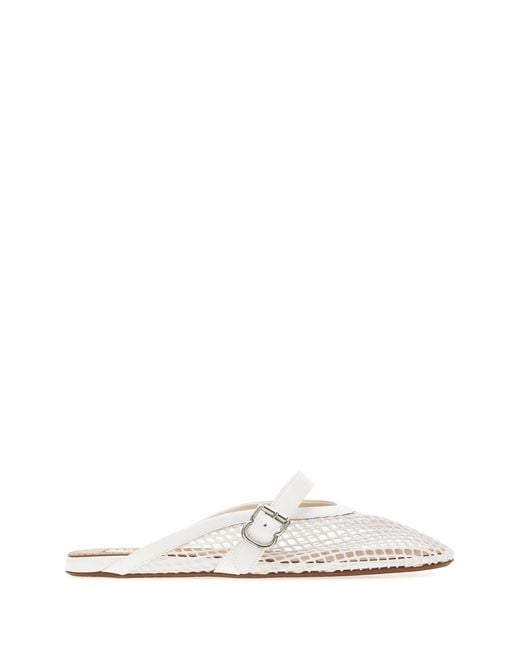 Alaïa White Shoes Slippers
