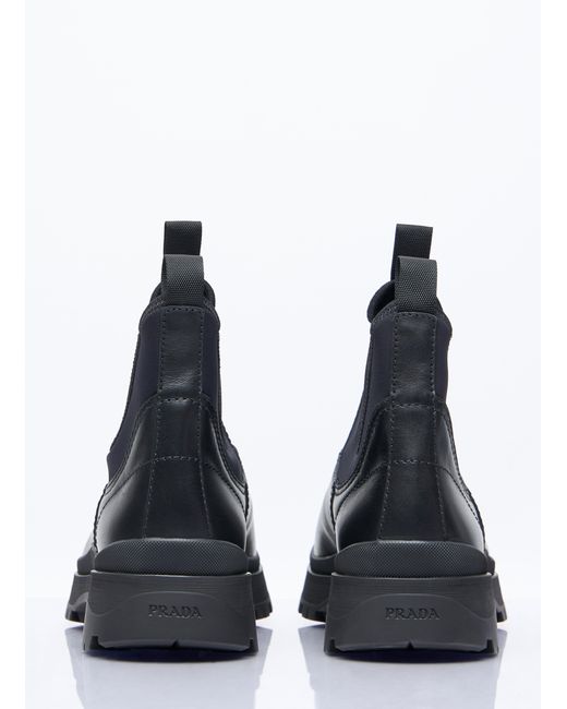 Prada Black Blixxen Boots for men