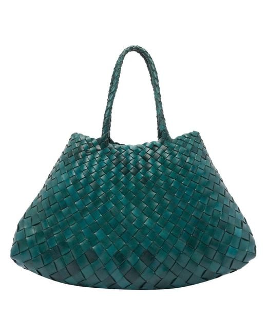 Dragon Diffusion Blue Small Santa Croce Handbag