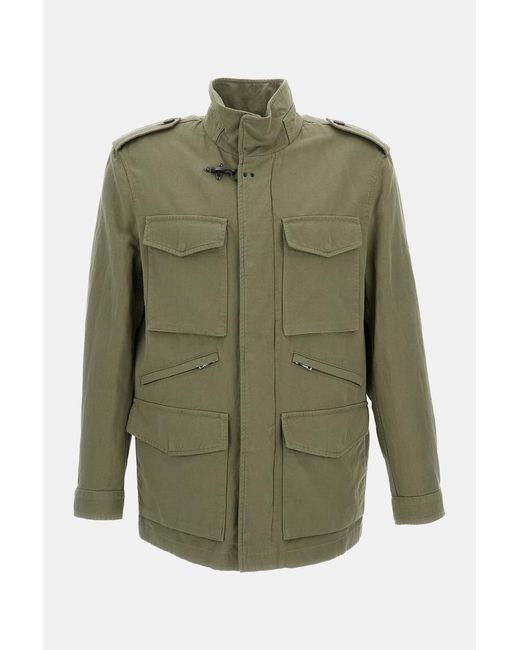 Fay Green Explorer Field Jacket for men