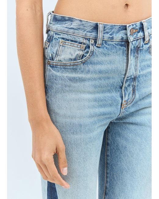 Chloé Blue Chloã Flared Patchwork Jeans